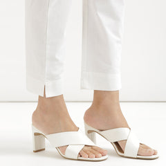 Comfy White Cotton Pants