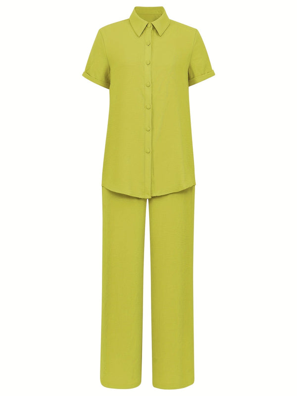 Short Sleeve Top & Pants Set