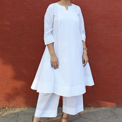 Elegant White Kurta Set