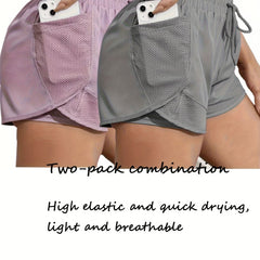 Chic Yoga Shorts Set