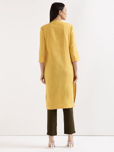 Breezy Linen Long Kurta