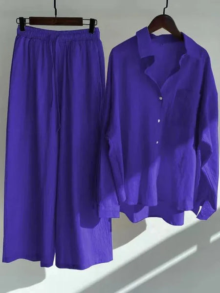 fashionable Women's Slacks Cotton Shirt 2.0