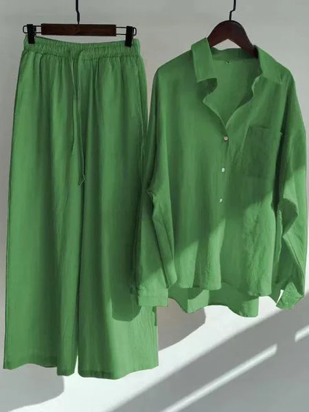 fashionable Women's Slacks Cotton Shirt 2.0