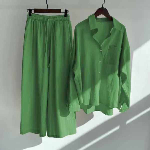 fashionable Women's Slacks Cotton Shirt 2.0